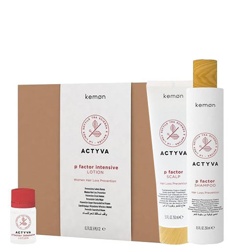 Actyva P Factor Intensive Lotion (Hair Loss) Woman Complete Kit 